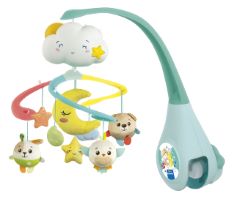 12 X CLEMENTONI 17710 SWEET CLOUD COT SOUND MACHINE, CRIB MOBILE, TODDLER, EARLY YEARS, INFANT, NEW BORN TOYS GIFT, MULTICOLOUR. (DELIVERY ONLY)