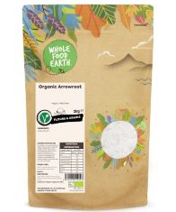 4 X WHOLEFOOD EARTH ORGANIC ARROWROOT 2KG VEGAN | GMO FREE | CERTIFIED ORGANIC. (DELIVERY ONLY)