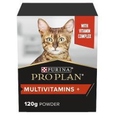 14 X PRO PLAN CAT MULTIVITAMINS SUPPLEMENT | SUPPORTS VITALITY, OVERALL HEALTH| WITH VITAMIN B COMPLEX | ADULT AND SENIOR CATS | POWDER 120 G​. (DELIVERY ONLY)