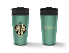 10 X PYRAMID INTERNATIONAL FANTASTIC BEASTS THE SECRETS OF DUMBLEDORE METAL TRAVEL MUG (ICW DESIGN) 16OZ METAL TRAVEL MUG IN PRESENTATION GIFT BOX - OFFICIAL MERCHANDISE. (DELIVERY ONLY)