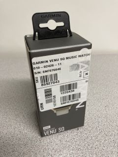 GARMIN VENU SQ MUSIC SMARTWATCH (ORIGINAL RRP - £179) IN WHITE: MODEL NO 010-02426-11 (BOXED WITH MANUFACTURE ACCESSORIES) [JPTB3902]