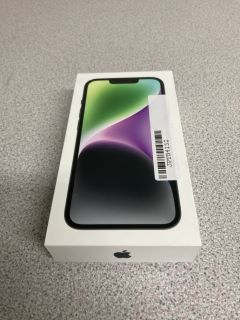 APPLE IPHONE 14 MOBILE PHONE (ORIGINAL RRP - £599) IN MIDNIGHT: MODEL NO A2882 (BOXED WITH MANUAL) [JPTB4152]