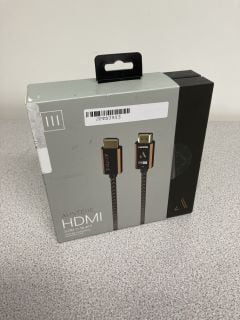 AUSTERE 3S-4KHD1-5.0M HDMI CABLE HDMI CABLE IN BLACK AND GOLD: MODEL NO 850005958109 (BOXED WITH MANUFACTURE ACCESSORIES). (SEALED UNIT). [JPTB3913]