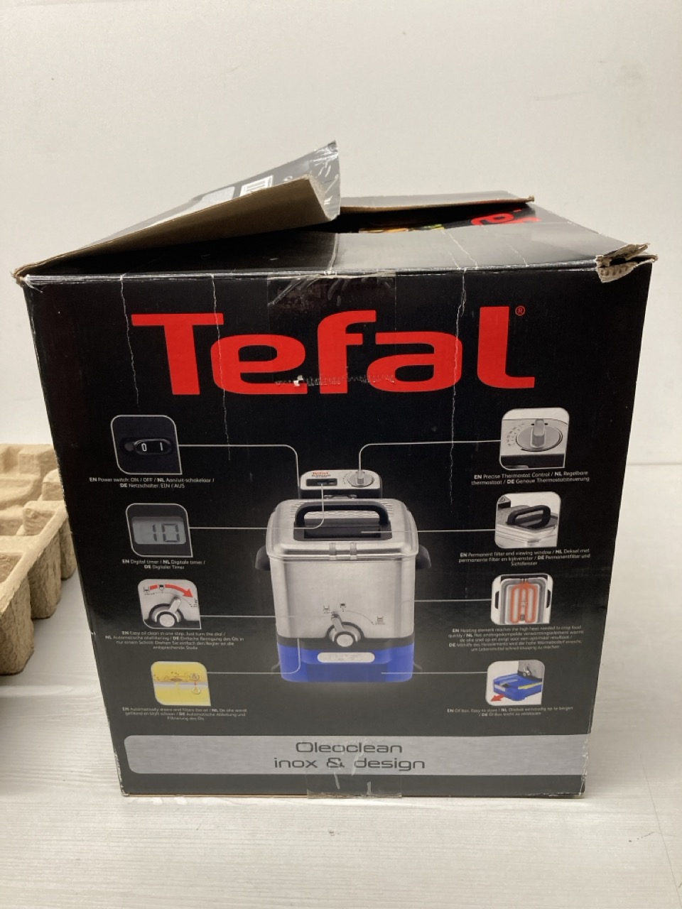 John Pye Auctions TEFAL OLEOCLEAN INOX & DESIGN DEEP FAT FRYER