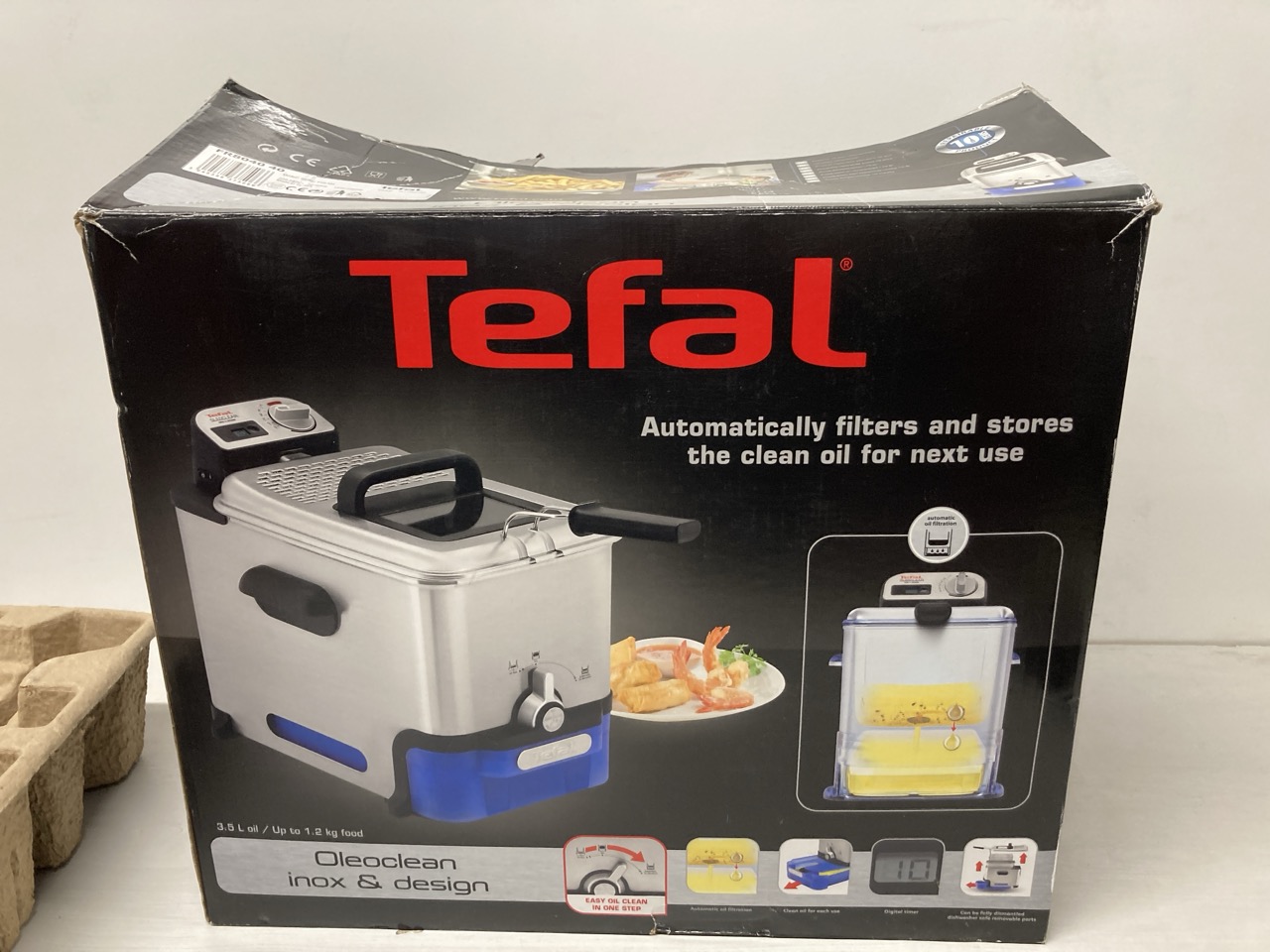 John Pye Auctions TEFAL OLEOCLEAN INOX & DESIGN DEEP FAT FRYER
