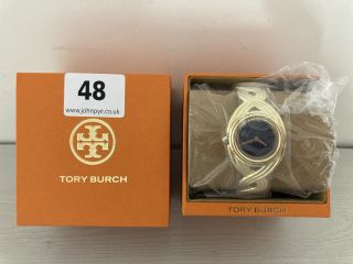 TORY BURCH THE MILLER WOMENLEWATCH IN GOLD & BLACK - RRP £239