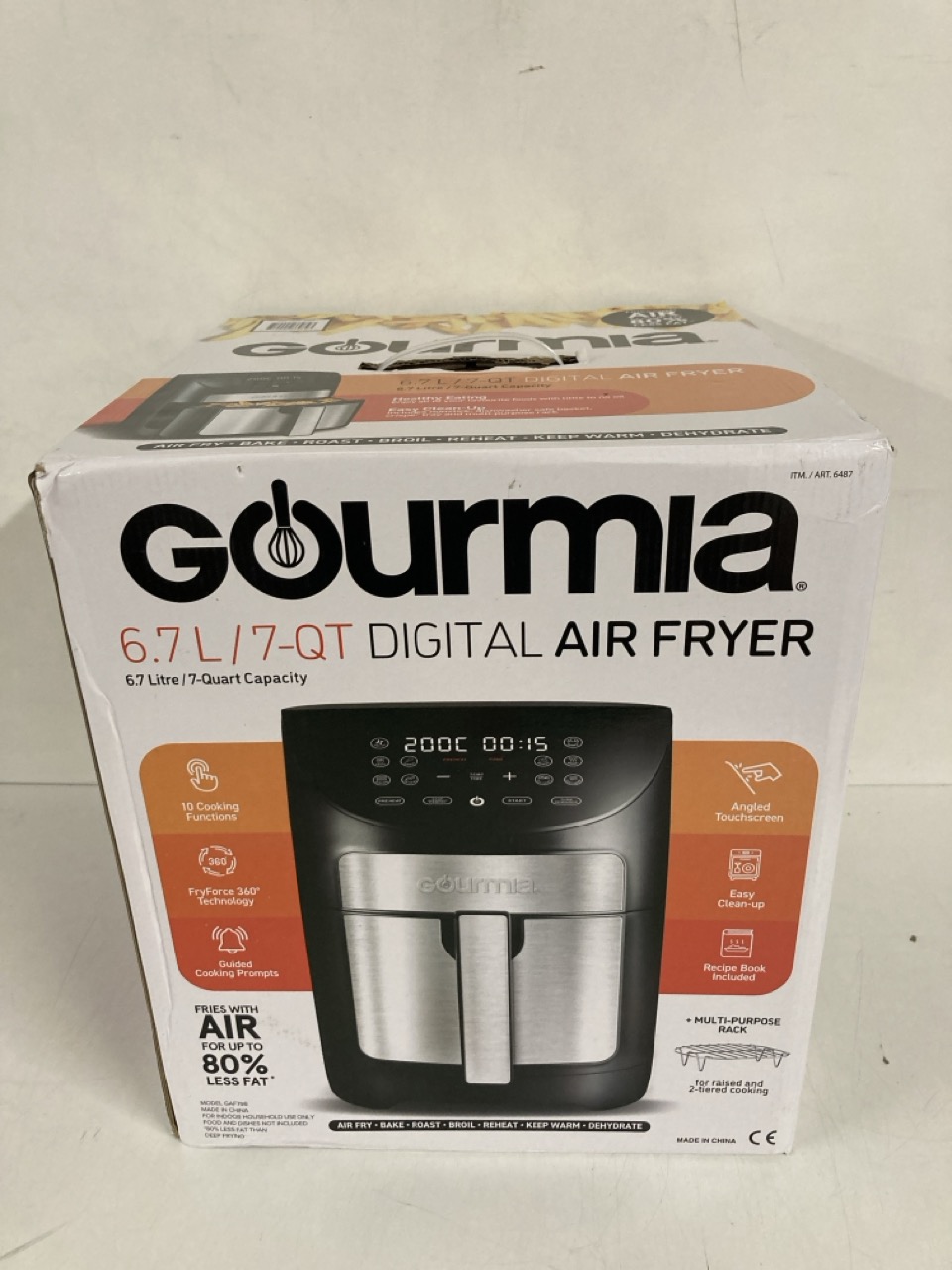 John Pye Auctions GOURMIA 6.7L DIGITAL AIR FRYER