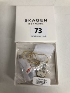 SKAGEN SEA GLASS LADIES NECKLACE IN STAINLESS STEEL GOLD - RRP £79