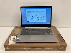 LENOVO IDEAPAD 3 CB 14IGL05 50 GB LAPTOP (ORIGINAL RRP - 349,00€) IN SILVER (WITH BOX AND CHARGER, KEYBOARD WITH FOREIGN LAYOUT). INTEL CELERON N4020, 8 GB RAM, [JPTZ6178].