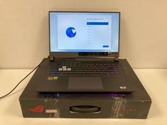 ASUS ROG STRIX G513IC 512 GB LAPTOP (ORIGINAL RRP - €676.82) IN BLACK. (WITH BOX AND CHARGER, ONLY WORKS PLUGGED IN). AMD RYZEN 7 4800H, 16 GB RAM, , NVIDIA GEFORCE RTX 3050 [JPTZ6143].