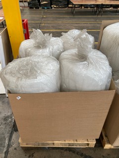 PALLET OF ASSORTED ITEMS TO INCLUDE SEALED AIR BUBBLE WRAP