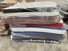 7 X MATTRESSES OF DIFFERENT SIZES AND MODELS (MAY BE BROKEN OR DIRTY).