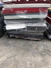 9 X MATTRESSES OF DIFFERENT MODELS AND SIZES (MAY BE BROKEN OR DIRTY).
