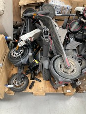 8 X ELECTRIC SCOOTERS ARE BROKEN OR FOR PARTS AND SPARES.