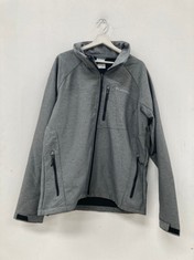 COLUMBIA SIZE XL COLOUR GREY, INCLUDES HOOD - LOCATION 9A.