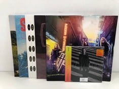 6 X VINYLS VARIOUS ARTISTS INCLUDING STING - LOCATION 27A.
