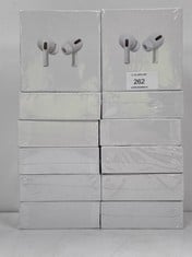 12 X WIRELESS HEADPHONES WHITE COLOUR MODEL NOT SPECIFIED - LOCATION 16A.