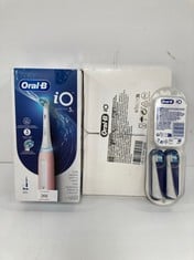 3 X DENTAL HYGIENE ITEMS INCLUDING ORAL-B SERIES 3N ELECTRIC TOOTHBRUSH AND REFILLS - LOCATION 12A.