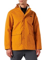 ALL TERRAIN GEAR BY WRANGLER PARKA ADJUSTABLE HOODED JACKET, BROWN, M FOR MEN - LOCATION 29A.