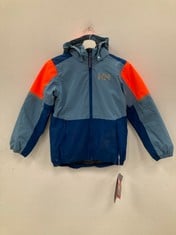 HELLY HANSEN GRAVITY JACKET, CHILDREN'S UNISEX YOUTH CAMPING AND HIKING DOWN JACKET, BLUE, 10 - LOCATION 22C.
