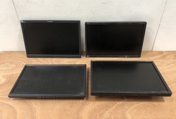 4 X MONITORS TO INCLUDE LENOVO THINK VISION 21 INCH MONITOR MODELV8-Y9849