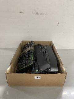 BOX OF ASSORTED KEYBOARDS