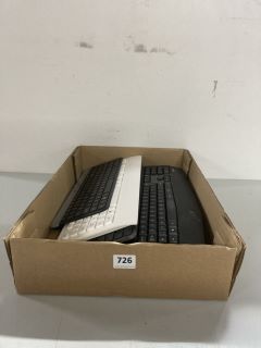 BOX OF ASSORTED KEYBOARDS