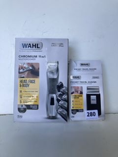 2 X TRIMMING ITEMS INC WAHL POCKET TRAVEL SHAVER