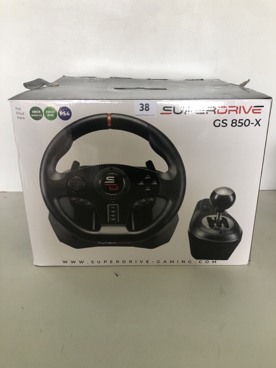 John Pye Auctions SUPERDRIVE GS 850X RACING WHEEL