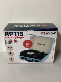 FENTON RP115 RECORD PLAYER