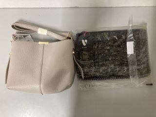 2 BAGS TO INCLUDE A NEW LOOK SHOULDER BAG