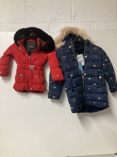 2 X KIDS COATS TO INCLUDE CCC KIDS TO FIT AGE 8-9
