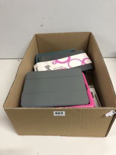 BOX OF ASSORTED TABLET CASES AND FOLIOS