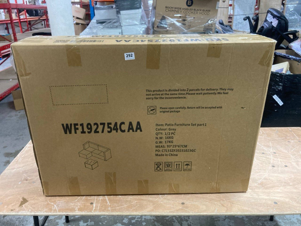 John Pye Auctions PATIO FURNITURE SET (UNBUILT)