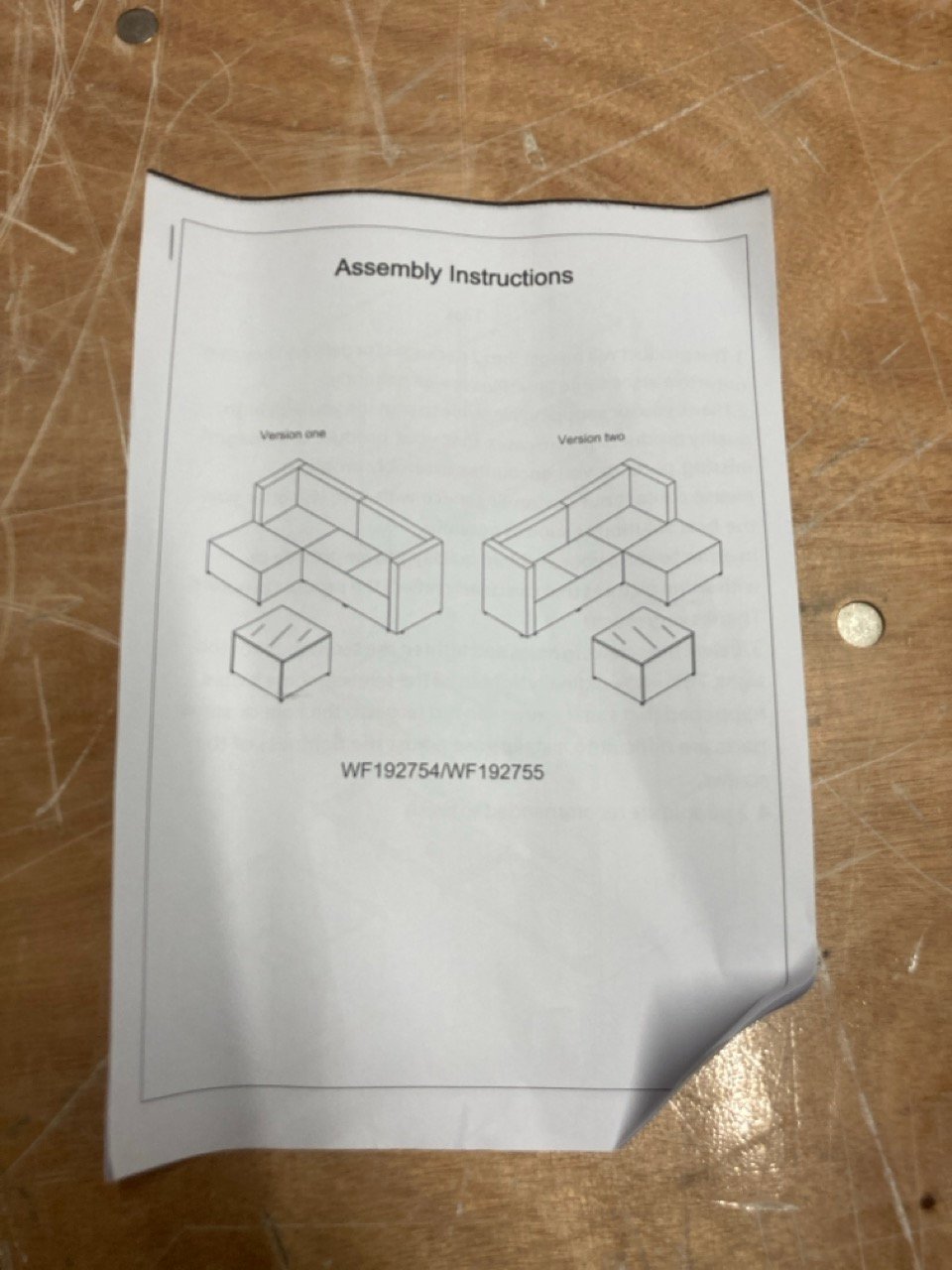 John Pye Auctions PATIO FURNITURE SET (UNBUILT)