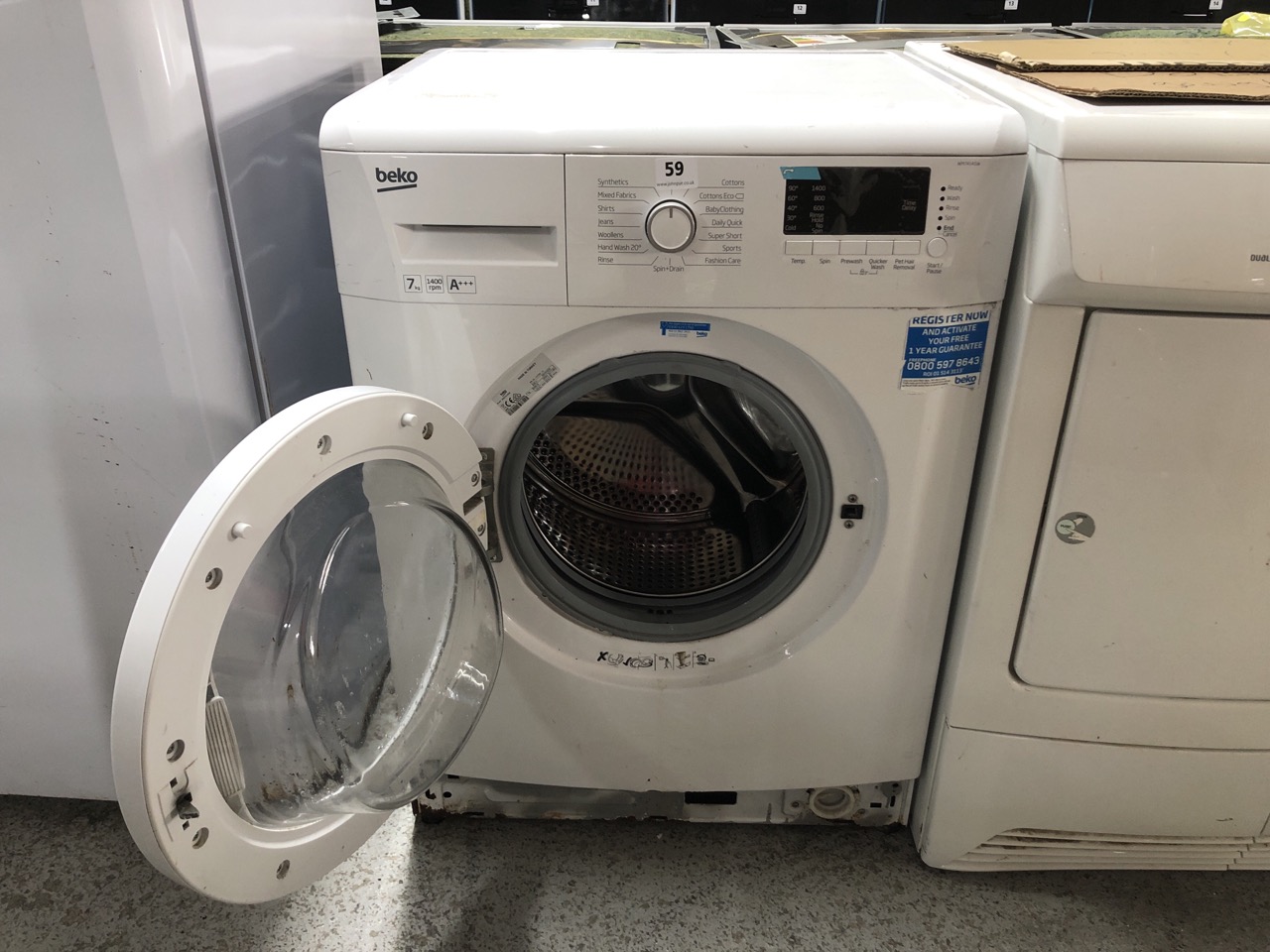 John Pye Auctions BEKO 7KG WASHING MACHINE MODEL WM74145W