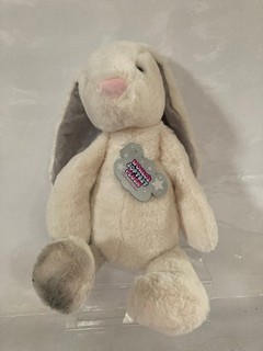 BOX OF ASSORTED ITEMS INCLUDED WORLDS SOFTEST PLUSH WHITE BUNNY ALL AGES