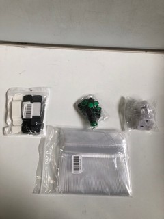 BOX OF ASSORTED ITEMS INCLUDE MAGNETIC CABLE HOLDERS