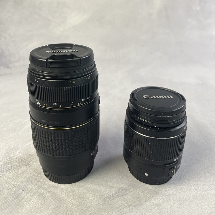 Tamron AF70-300mm Macro Lens And Canon EFS 18-55mm Lens  (MPSC41083811)(VAT ONLY PAYABLE ON BUYERS PREMIUM)