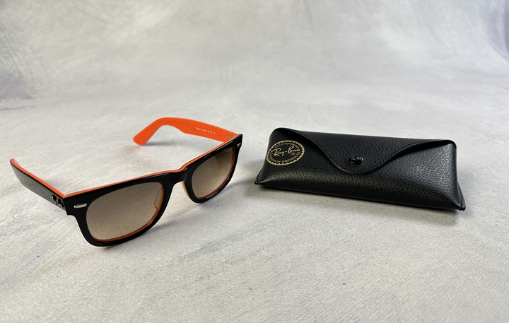 Ray Ban Wayfarer Sunglasses, Ref RB2140 With Case (VAT ONLY PAYABLE ON BUYERS PREMIUM)