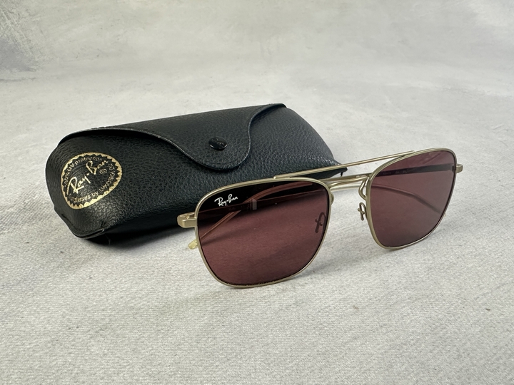 Ray Ban Sunglasses, Ref RB3588 With Case, Missing Nose Pads (VAT ONLY PAYABLE ON BUYERS PREMIUM)