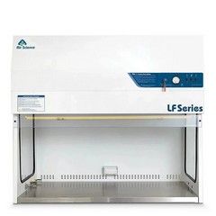 AIR SCIENCE LF SERIES PURAIR LAMINAR FLOW CABINET WITH MECHANICAL TABLE STAND EST RRP £4,000