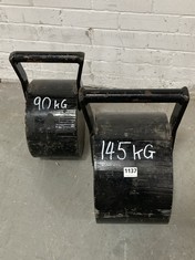 2 X STRONGMAN KETTLEBELLS 90KG & 145KG (COLLECTION ONLY)