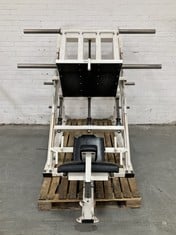 PLATE LOADED LEG PRESS IN WHITE (COLLECTION ONLY)