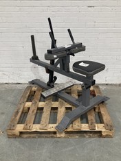 SEATED PLATE LOADED CALF RAISE IN GREY (COLLECTION ONLY)