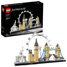 4 X ASSORTED LEGOS TO INCLUDE LEGO ARCHITECTURE SKYLINE MODEL BUILDING SET, LONDON EYE, BIG BEN, TOWER BRIDGE COLLECTION, OFFICE HOME DÉCOR, FATHER'S DAY TREAT, COLLECTIBLE GIFT IDEA FOR MEN & WOMEN