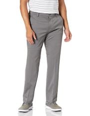 QTY OF ITEMS TO INLCUDE BOX OF ASSORTED ITEMS TO INCLUDE ESSENTIALS MEN'S CLASSIC-FIT STRETCH GOLF TROUSERS (AVAILABLE IN BIG & TALL), GREY, 34W / 32L, COLEMAN AIR MATTRESS WITH SOFT PLUSH TOP | EASY