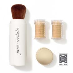 QUANTITY OF ASSORTED ITEMS TO INCLUDE JANE IREDALE POWDER-ME SPF 30 DRY SUNSCREEN, GOLDEN.