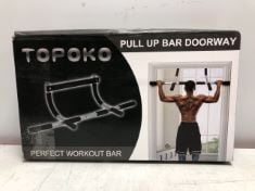 QUANTITY OF ASSORTED ITEMS TO INCLUDE PULL UP BAR.