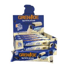 QUANTITY OF ASSORTED SUPPLEMENTS TO INCLUDE GRENADE HIGH PROTEIN, LOW SUGAR BAR - OREO WHITE, 12 X 60 G.